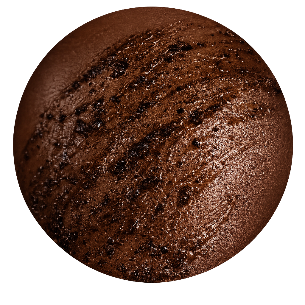 Coffee scrub texture close-up